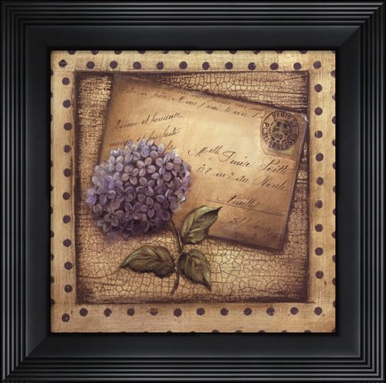 Framed Paris Hydrangea Print