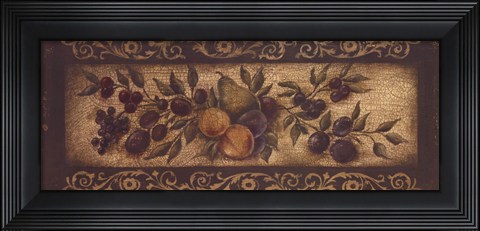 Framed Opulent Garland II Print