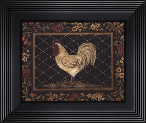 Framed Old World Rooster - Mini Print
