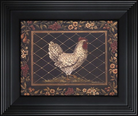 Framed Old World Hen - Mini Print