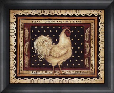 Framed Jaunty Plumerie I Print