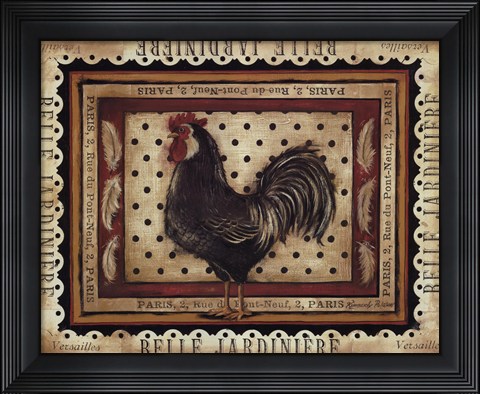 Framed Jaunty Plumerie II Print