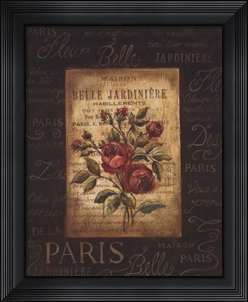 Framed Bel Bouquet IV Print