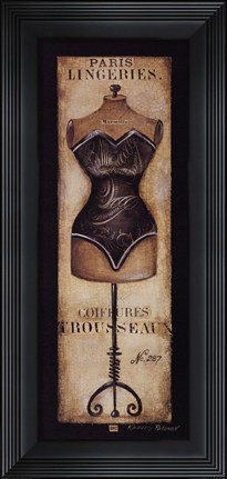 Framed Paris Lingeries No 287 Print
