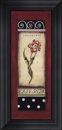 Framed Belgian Tulip I Print