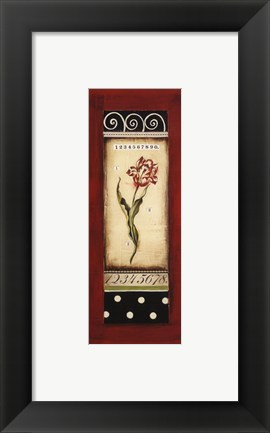 Framed Belgian Tulip I - Petite Print