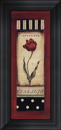 Framed Belgian Tulip II Print