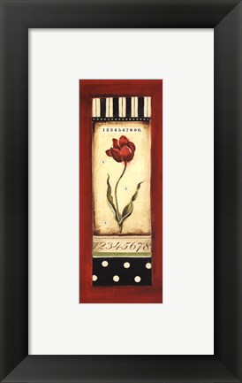 Framed Belgian Tulip II - Petite Print