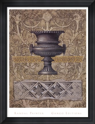 Framed Gothic Quatrefoil 2 Print