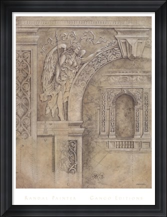 Framed Arch Spandrel #1 Print