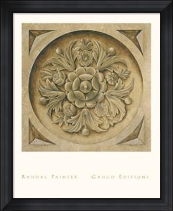 Framed Rosette I Print
