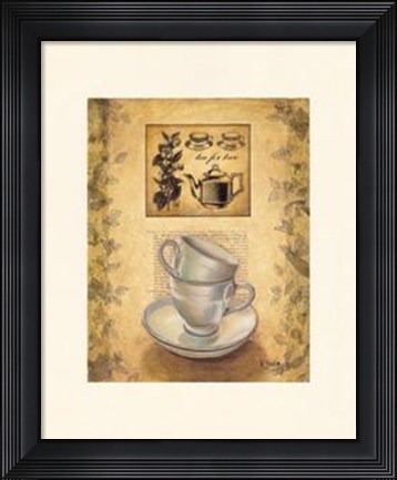 Framed Tea For Two Print
