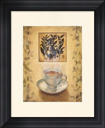 Framed Tea Defined Print