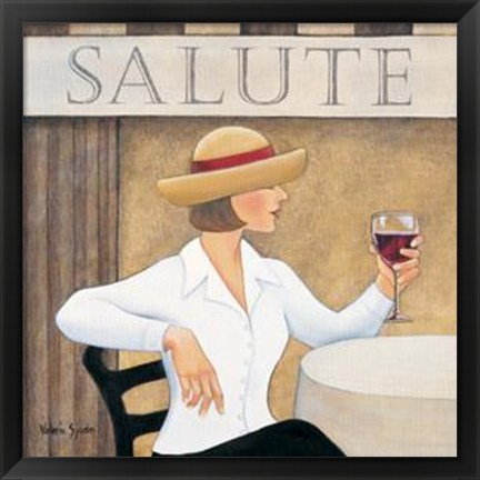 Framed Salute I Print