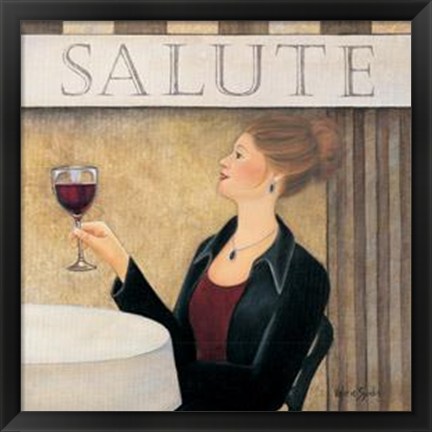 Framed Salute II Print