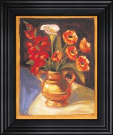 Framed Poppy Calla Lily - Mini Print