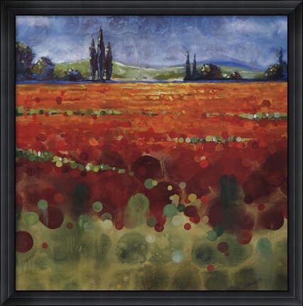 Framed Spring Meadows II Print
