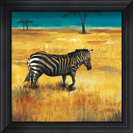 Framed On The Plains I Print