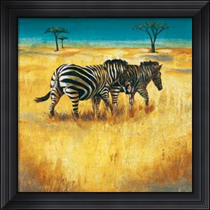 Framed On The Plains II Print