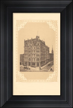 Framed Bond Bdwy Print