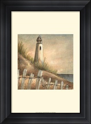 Framed Coastal View I Print