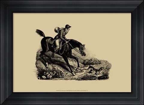 Framed Horse Horsemen I Print
