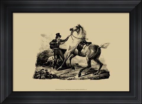 Framed Horse Horsemen V Print