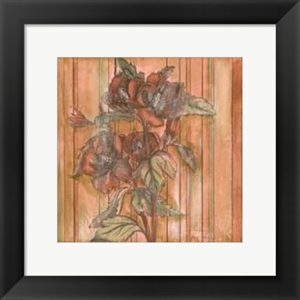 Framed Woven Whimsey II Print