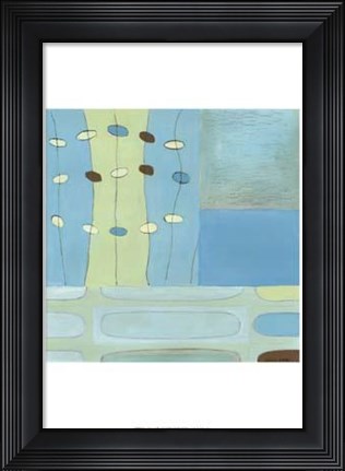 Framed Egg Hunt In Blue II Print