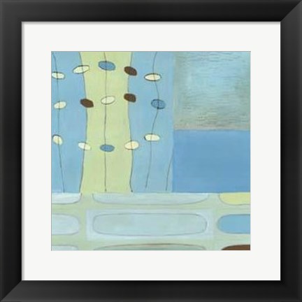 Framed Egg Hunt In Blue II Print