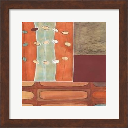 Framed Egg Hunt In Orange II Print
