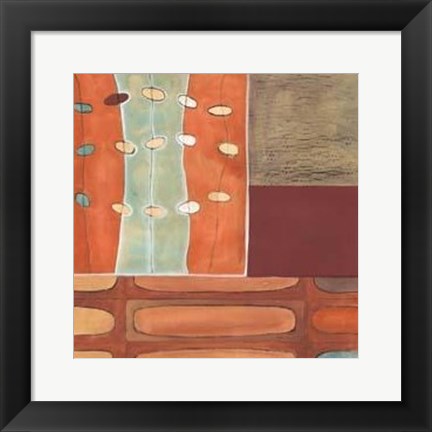 Framed Egg Hunt In Orange II Print