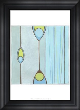 Framed Peacock Be-Bop II Print