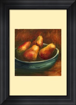Framed Rustic Fruit I Print