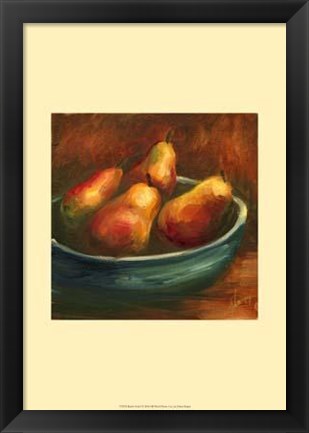 Framed Rustic Fruit I Print