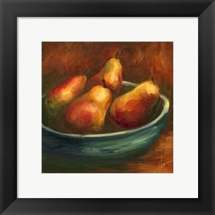 Framed Rustic Fruit I Print