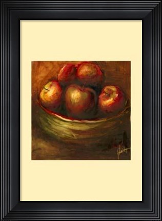 Framed Rustic Fruit III Print