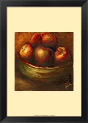 Framed Rustic Fruit III Print