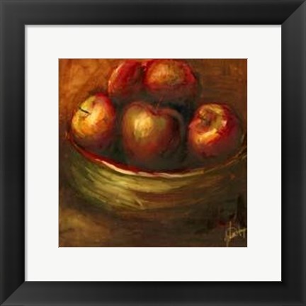 Framed Rustic Fruit III Print