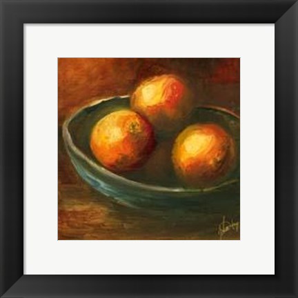 Framed Rustic Fruit IV Print