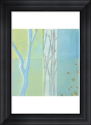 Framed Blue Arbor II Print