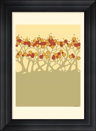 Framed Organic Grove I Print