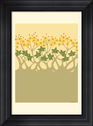 Framed Organic Grove II Print