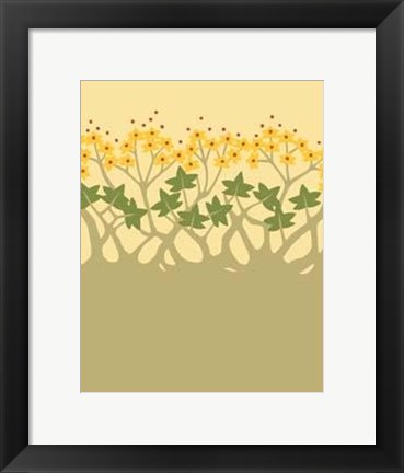 Framed Organic Grove II Print