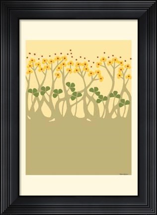 Framed Organic Grove III Print