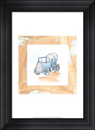 Framed Charlie&#39;s Cement Mixer Print