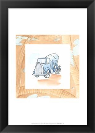 Framed Charlie&#39;s Cement Mixer Print