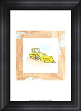 Framed Charlie&#39;s Loader Print