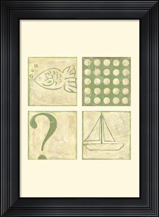 Framed Fish Tale Print