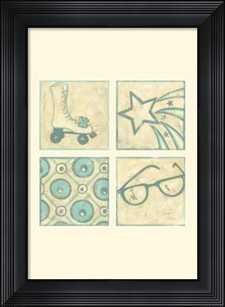 Framed Roller Rink Print